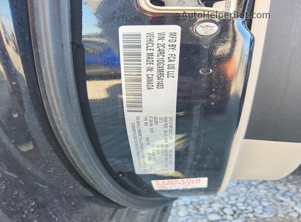 2C4RC1DGXMR541483 2021 CHRYSLER VOYAGER Черный Вид подкапотного пространства