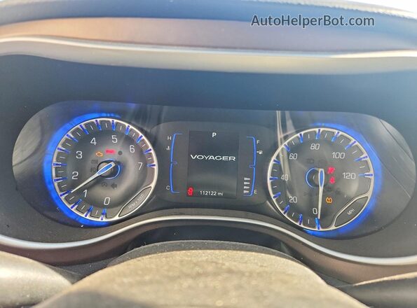 2C4RC1DGXMR541483 2021 CHRYSLER VOYAGER Черный Вид щитка приборов