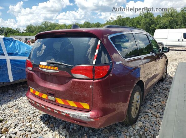 2C4RC1DGXMR552001 2021 CHRYSLER VOYAGER Burgundy Trasero derecho