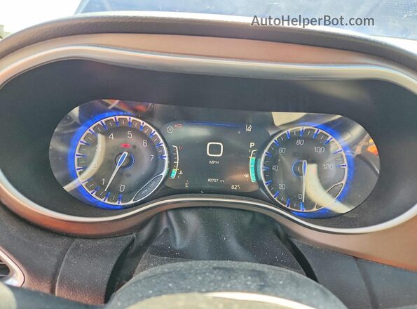 2C4RC1EG0KR549457 2019 CHRYSLER PACIFICA Blue Вид щитка приладів