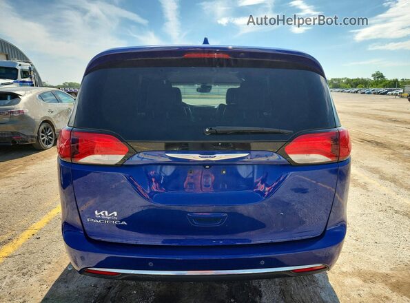 2C4RC1EG0KR549457 2019 CHRYSLER PACIFICA Blue Вид ззаду