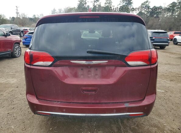 2C4RC1EG1HR634560 2017 CHRYSLER PACIFICA Red Vista de la etiqueta del VIN
