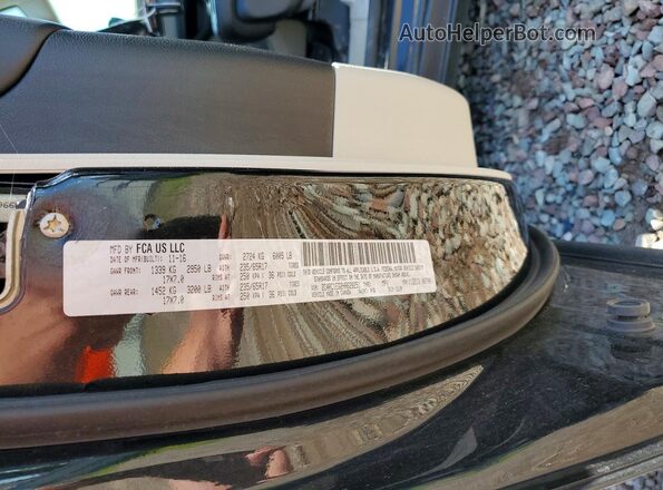 2C4RC1EG2HR628251 2017 CHRYSLER PACIFICA Black Widok wnętrza 360 stopni