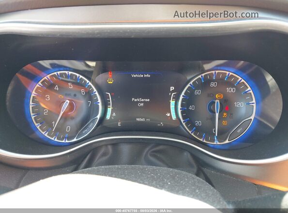 2C4RC1EG3JR310967 2018 CHRYSLER PACIFICA Brown უკანა სავარძლების ხედი