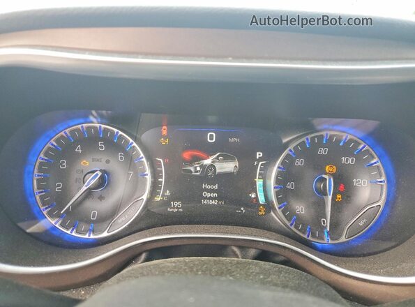 2C4RC1EG5HR507701 2017 CHRYSLER PACIFICA Черный Вид щитка приборов