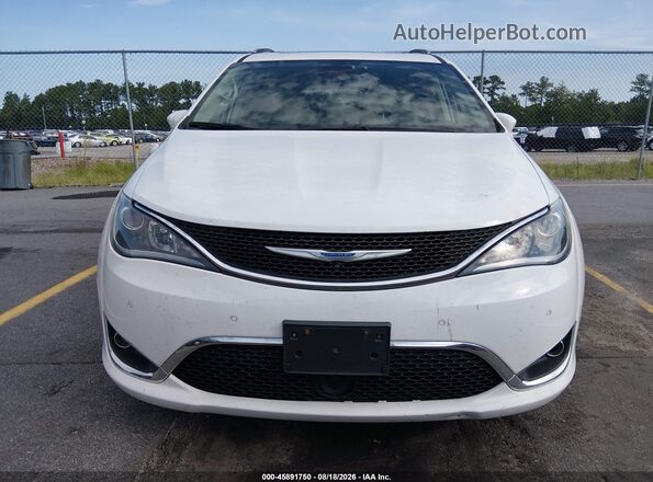 2C4RC1EG5JR171165 2018 CHRYSLER PACIFICA White Vista del cuadro de instrumentos