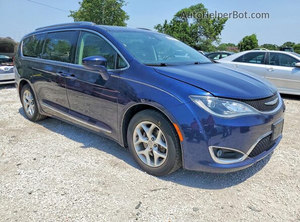 2C4RC1EG5JR189150 2018 CHRYSLER PACIFICA Blue Rear view