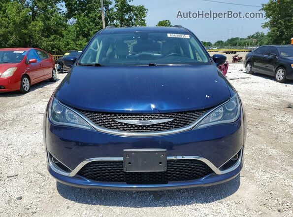 2C4RC1EG5JR189150 2018 CHRYSLER PACIFICA Blue Dashboard view