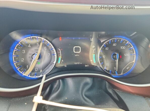 2C4RC1EG5LR113172 2020 CHRYSLER PACIFICA Черный Вид щитка приборов