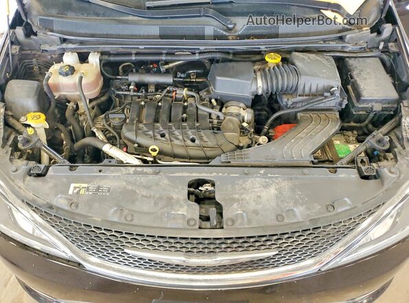 2C4RC1EG6HR635249 2017 CHRYSLER PACIFICA Black Widok komory silnika