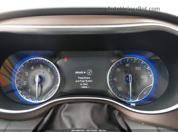 2C4RC1EG7HR520000 2017 CHRYSLER PACIFICA Gray Հետևի նստատեղերի տեսք