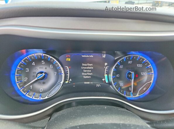 2C4RC1EG7LR269469 2020 CHRYSLER PACIFICA Silver Vista del cuadro de instrumentos