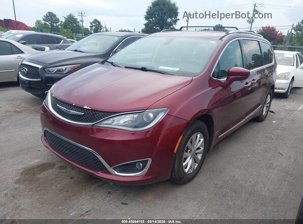 2C4RC1EG8JR356326 2018 CHRYSLER PACIFICA Red Առջևի ձախ երեք քառորդ տեսարան