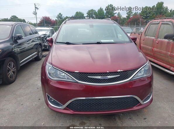 2C4RC1EG8JR356326 2018 CHRYSLER PACIFICA Red Սարքավորումների վահանակի տեսք