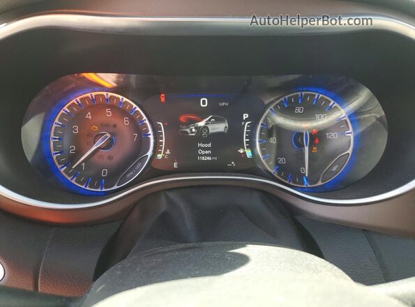 2C4RC1EGXHR628305 2017 CHRYSLER PACIFICA Черный Вид щитка приборов
