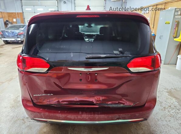 2C4RC1EGXHR660154 2017 CHRYSLER PACIFICA Burgundy უკანა ხედი
