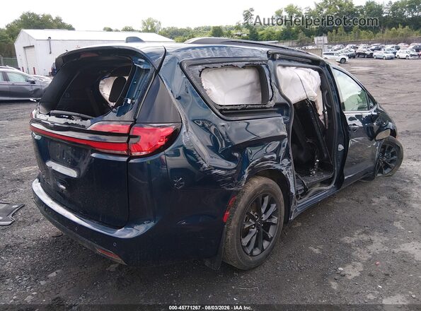 2C4RC1FG0MR565479 2021 CHRYSLER PACIFICA Синий Задняя правая четверть