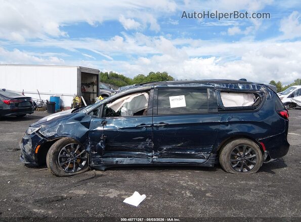 2C4RC1FG0MR565479 2021 CHRYSLER PACIFICA Синий Вид спереди