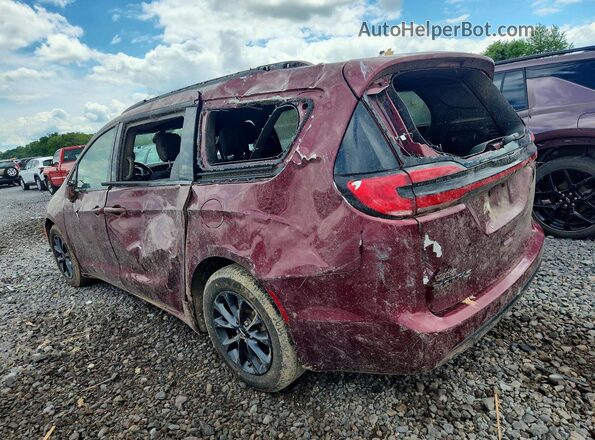 2C4RC1FG3MR592417 2021 CHRYSLER PACIFICA Burgundy უკანა მარცხენა