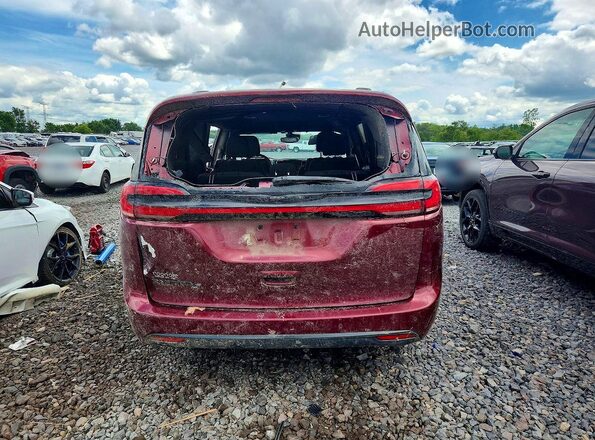 2C4RC1FG3MR592417 2021 CHRYSLER PACIFICA Burgundy უკანა ხედი