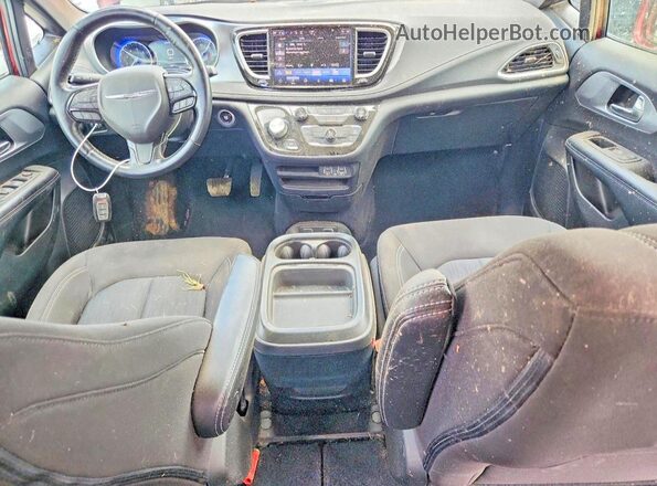 2C4RC1FG3MR592417 2021 CHRYSLER PACIFICA Burgundy წინა პანელის ხედი