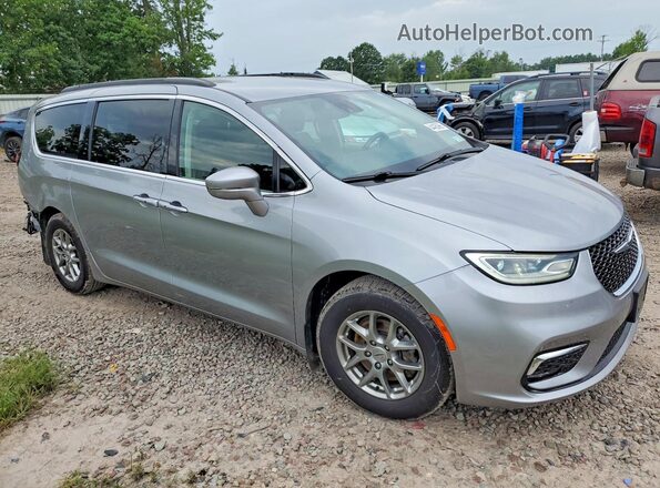 2C4RC1FG7MR502573 2021 CHRYSLER PACIFICA Серебряный Передняя правая четверть
