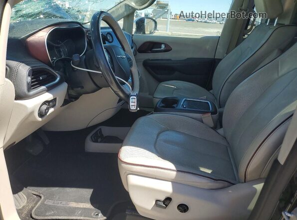 2C4RC1GG0HR525746 2017 CHRYSLER PACIFICA Burgundy წინა სალონის ხედი