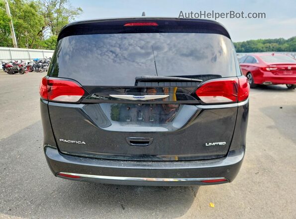 2C4RC1GG0JR273986 2018 CHRYSLER PACIFICA Black Вид ззаду