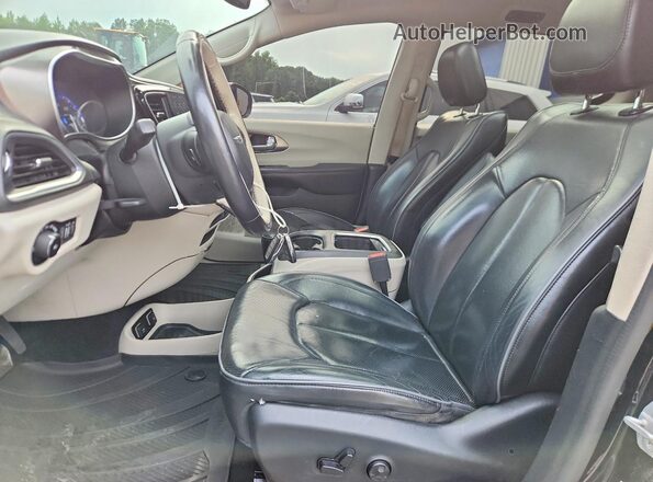 2C4RC1GG0JR273986 2018 CHRYSLER PACIFICA Black Вид салону спереду