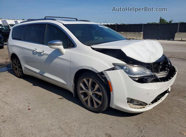 2C4RC1GG1JR354365 2018 CHRYSLER PACIFICA Белый Передняя правая четверть