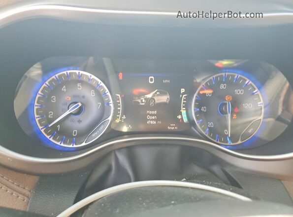 2C4RC1GG1JR354365 2018 CHRYSLER PACIFICA Белый Вид щитка приборов