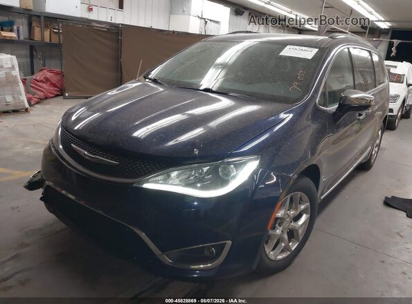 2C4RC1GG1KR569780 2019 CHRYSLER PACIFICA Blue Przód lewy