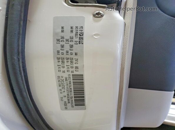 2C4RC1GG1KR730337 2019 CHRYSLER PACIFICA White Widok naklejki z numerem VIN