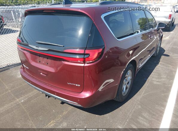 2C4RC1GG1PR509232 2023 CHRYSLER PACIFICA Burgundy Задня права чверть