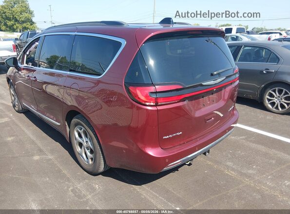 2C4RC1GG1PR509232 2023 CHRYSLER PACIFICA Burgundy Задня ліва чверть