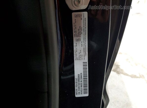 2C4RC1GG1SR550808 2025 CHRYSLER PACIFICA Черный Вид наклейки с VIN-кодом
