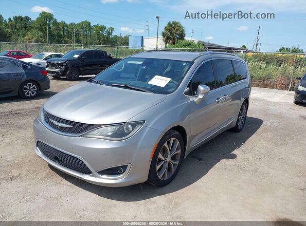 2C4RC1GG3HR647517 2017 CHRYSLER PACIFICA Silver Առջևի ձախ երեք քառորդ տեսարան