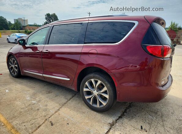 2C4RC1GG5HR650709 2017 CHRYSLER PACIFICA Burgundy უკანა მარცხენა