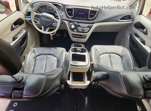 2C4RC1GG5HR650709 2017 CHRYSLER PACIFICA Burgundy წინა პანელის ხედი