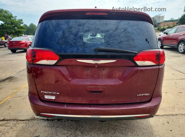 2C4RC1GG5HR650709 2017 CHRYSLER PACIFICA Burgundy უკანა ხედი