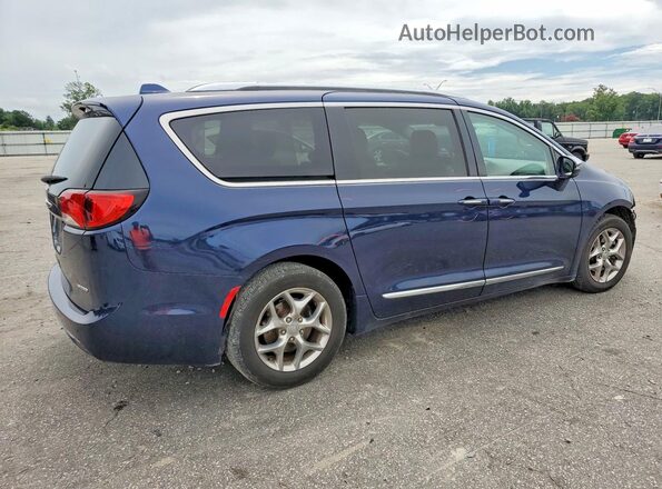 2C4RC1GG5JR273918 2018 CHRYSLER PACIFICA Blue Trasero derecho