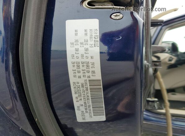 2C4RC1GG5JR273918 2018 CHRYSLER PACIFICA Blue Vista de la etiqueta del VIN