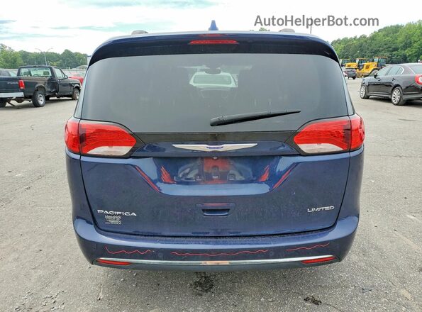 2C4RC1GG5JR273918 2018 CHRYSLER PACIFICA Blue Vista trasera