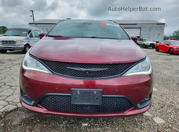 2C4RC1GG5JR289133 2018 CHRYSLER PACIFICA Бордовый Вид спереди