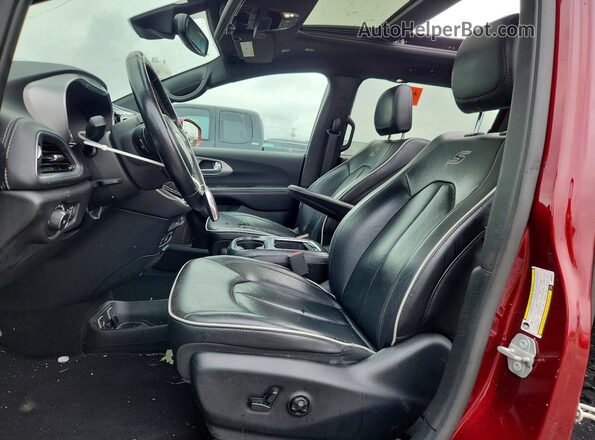 2C4RC1GG5JR289133 2018 CHRYSLER PACIFICA Бордовый Вид салона спереди