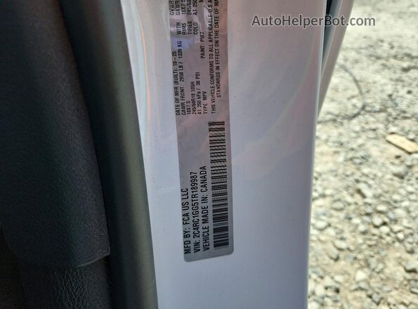 2C4RC1GG5TR189987 2026 CHRYSLER PACIFICA White Вид наклейки з VIN-кодом
