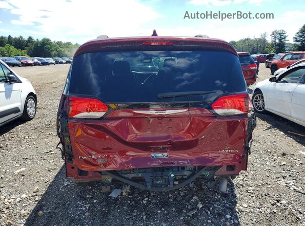 2C4RC1GG6LR101593 2020 CHRYSLER PACIFICA Red Вид ззаду