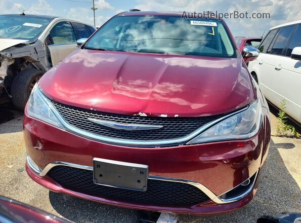 2C4RC1GG7KR720136 2019 CHRYSLER PACIFICA Темно-бордовый Вид задних сидений