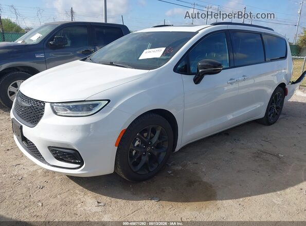 2C4RC1GG7SR561795 2025 CHRYSLER PACIFICA White წინა მარცხენა ხედი სამი მეოთხედიდან