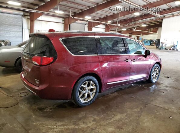 2C4RC1GG8HR517670 2017 CHRYSLER PACIFICA Burgundy Tył prawy